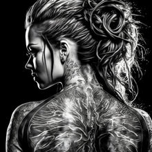 Lade das Bild in den Galerie-Viewer, Poster Tattoo Schönheit Digital Art Quadrat