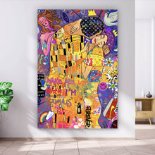 Lade das Bild in den Galerie-Viewer, Aluminiumbild The Maiden Pop Art Hochformat