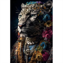 Lade das Bild in den Galerie-Viewer, Poster Tiger Portrait Digital Art Hochformat