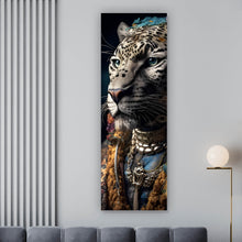 Lade das Bild in den Galerie-Viewer, Poster Tiger Portrait Digital Art Panorama Hoch