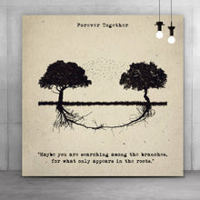 Lade das Bild in den Galerie-Viewer, Leinwandbild Together Quadrat