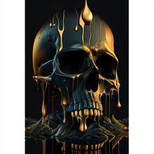 Lade das Bild in den Galerie-Viewer, Spannrahmenbild Totenkopf No. 2 Modern Art Hochformat
