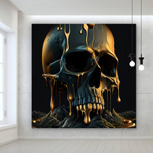 Lade das Bild in den Galerie-Viewer, Poster Totenkopf No. 2 Modern Art Quadrat