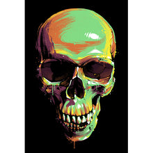 Lade das Bild in den Galerie-Viewer, Aluminiumbild Totenkopf No. 1 Hochformat