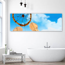 Lade das Bild in den Galerie-Viewer, Leinwandbild Traumfänger am Strand Panorama