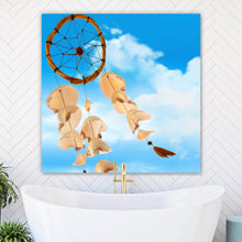 Lade das Bild in den Galerie-Viewer, Poster Traumfänger am Strand Quadrat