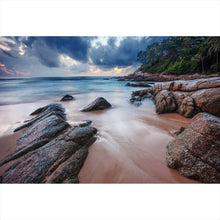 Lade das Bild in den Galerie-Viewer, Poster Tropical Beach Querformat