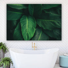 Lade das Bild in den Galerie-Viewer, Poster Tropische Blätter Querformat