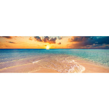 Lade das Bild in den Galerie-Viewer, Leinwandbild Tropischer Sandstrand Panorama