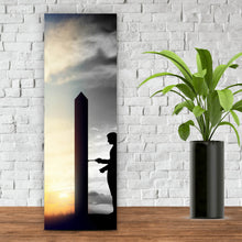 Lade das Bild in den Galerie-Viewer, Acrylglasbild Tür zu einer besseren Welt Panorama Hoch