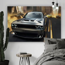 Lade das Bild in den Galerie-Viewer, Leinwandbild US Car in der Stadt von New York Querformat