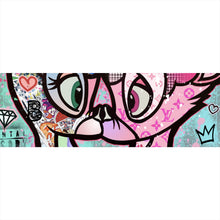 Lade das Bild in den Galerie-Viewer, Poster Verliebte Rehfiguren Pop Art Panorama