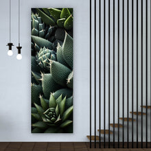 Lade das Bild in den Galerie-Viewer, Poster Verschiedene Sukkulenten Panorama Hoch