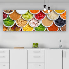 Lade das Bild in den Galerie-Viewer, Poster Verschiedene Zutaten Panorama