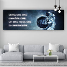 Lade das Bild in den Galerie-Viewer, Poster Versuche das Unmögliche Panorama