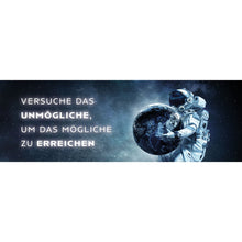 Lade das Bild in den Galerie-Viewer, Poster Versuche das Unmögliche Panorama