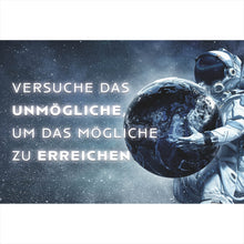 Lade das Bild in den Galerie-Viewer, Poster Versuche das Unmögliche Querformat