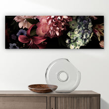Lade das Bild in den Galerie-Viewer, Aluminiumbild Vintage Blumen Panorama