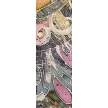 Lade das Bild in den Galerie-Viewer, Aluminiumbild gebürstet Vintage Mandala Panorama Hoch