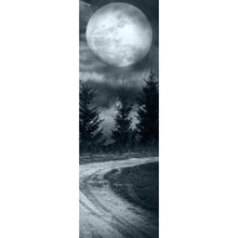 Lade das Bild in den Galerie-Viewer, Leinwandbild Vollmond Nacht Panorama Hoch