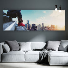 Lade das Bild in den Galerie-Viewer, Aluminiumbild Sportschuhe Panorama