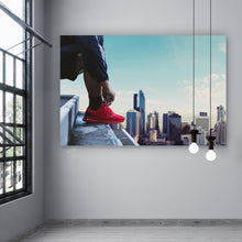 Lade das Bild in den Galerie-Viewer, Spannrahmenbild Sportschuhe Querformat