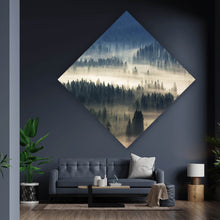 Lade das Bild in den Galerie-Viewer, Poster Wald im Nebel Raute