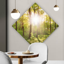 Lade das Bild in den Galerie-Viewer, Leinwandbild Wald No. 1 Raute