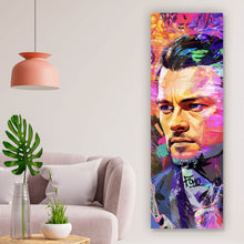 Lade das Bild in den Galerie-Viewer, Aluminiumbild Wallstreet Pop Art Comic Panorama Hoch