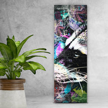Lade das Bild in den Galerie-Viewer, Poster Waschbär Modern Art Panorama Hoch