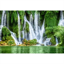 Lade das Bild in den Galerie-Viewer, Poster Wasserfall in Bosnien Querformat