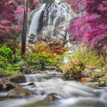 Lade das Bild in den Galerie-Viewer, Poster Wasserfall in Klonglan Thailand Quadrat