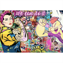 Lade das Bild in den Galerie-Viewer, Poster We Can do it Pop Art Querformat