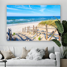 Lade das Bild in den Galerie-Viewer, Acrylglasbild Weg zum Strand Querformat