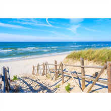 Lade das Bild in den Galerie-Viewer, Leinwandbild Weg zum Strand Querformat