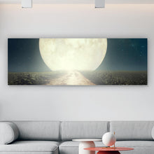 Lade das Bild in den Galerie-Viewer, Poster Weg zum Vollmond Panorama