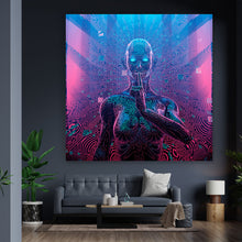 Lade das Bild in den Galerie-Viewer, Poster Weibliche Künstliche Intelligenz Quadrat