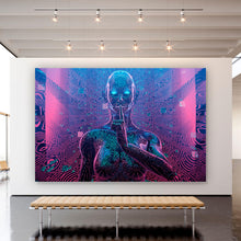 Lade das Bild in den Galerie-Viewer, Poster Weibliche Künstliche Intelligenz Querformat