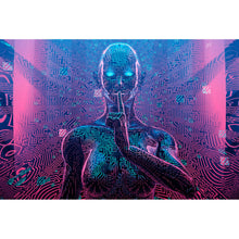 Lade das Bild in den Galerie-Viewer, Poster Weibliche Künstliche Intelligenz Querformat