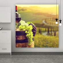 Lade das Bild in den Galerie-Viewer, Poster Wein Liebe Quadrat