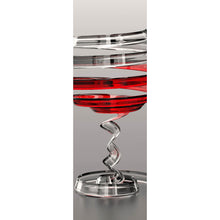 Lade das Bild in den Galerie-Viewer, Spannrahmenbild Weinglas Modern Art Panorama Hoch