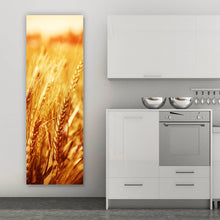 Lade das Bild in den Galerie-Viewer, Poster Weizenfeld im Abendlicht Panorama Hoch