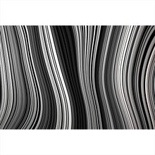 Lade das Bild in den Galerie-Viewer, Leinwandbild Wellenlinien Muster Querformat