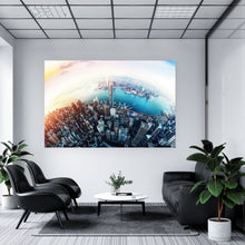Lade das Bild in den Galerie-Viewer, Acrylglasbild Weltkugel 3D Perspektive Querformat