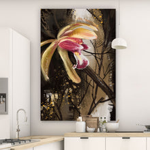 Lade das Bild in den Galerie-Viewer, Poster Wilde Orchidee Abstrakt Hochformat