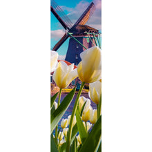 Lade das Bild in den Galerie-Viewer, Aluminiumbild Windmühle in Holland Panorama Hoch