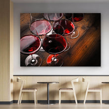 Lade das Bild in den Galerie-Viewer, Leinwandbild Wine Time Querformat