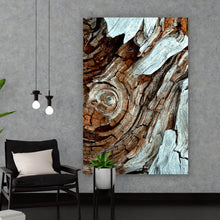 Lade das Bild in den Galerie-Viewer, Aluminiumbild Wirbelnde Baumrinde Hochformat