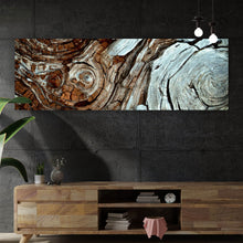 Lade das Bild in den Galerie-Viewer, Acrylglasbild Wirbelnde Baumrinde Panorama