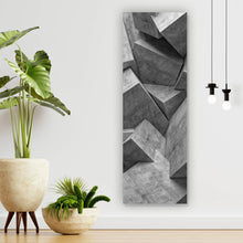 Lade das Bild in den Galerie-Viewer, Leinwandbild Würfel Wand Panorama Hoch